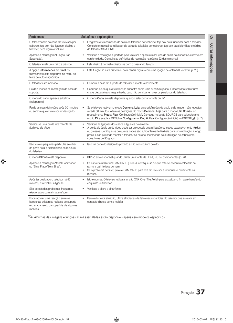 Samsung PS50C430A1W User Manual | Page 277 / 361