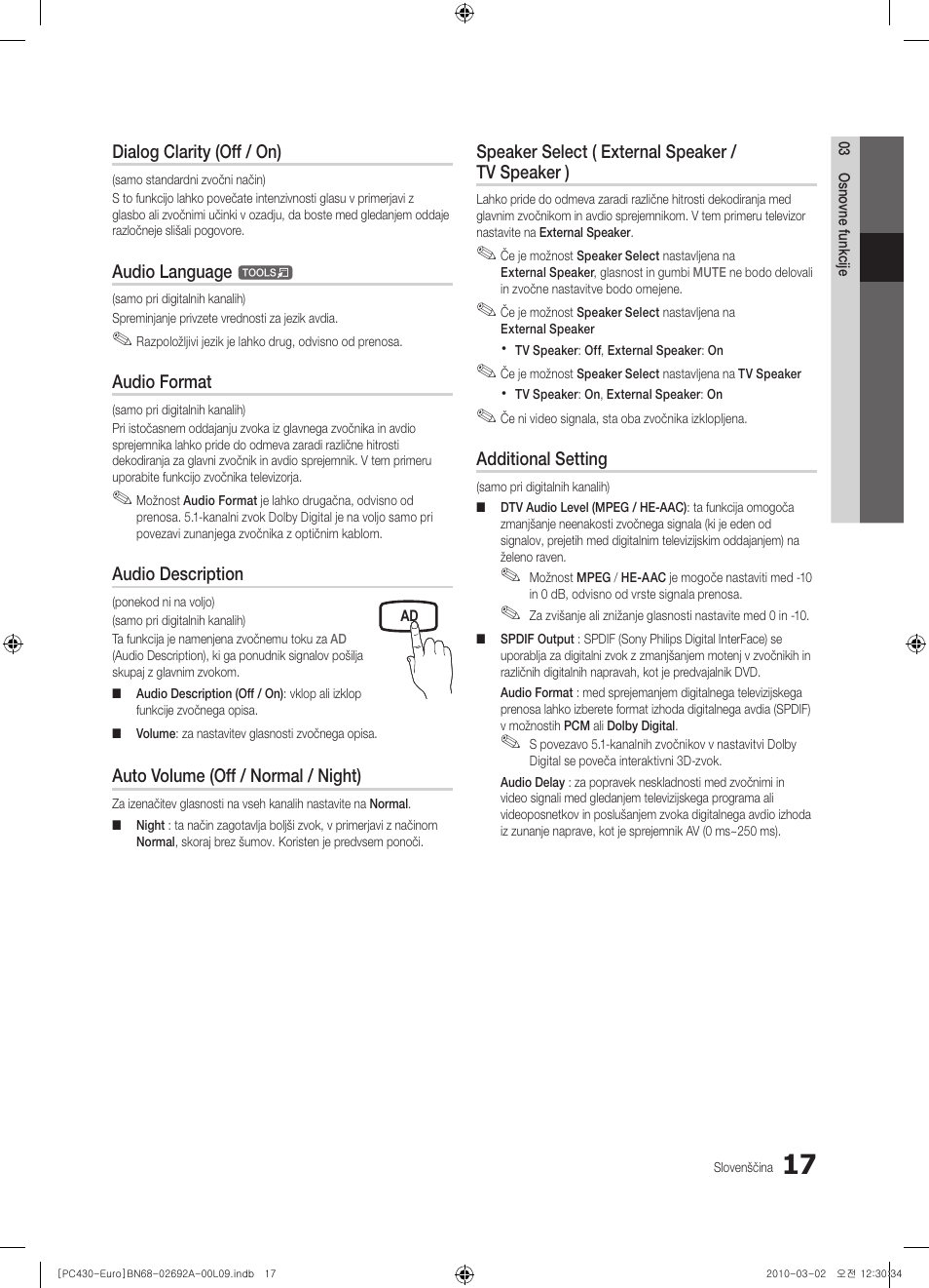 Samsung PS50C430A1W User Manual | Page 297 / 361
