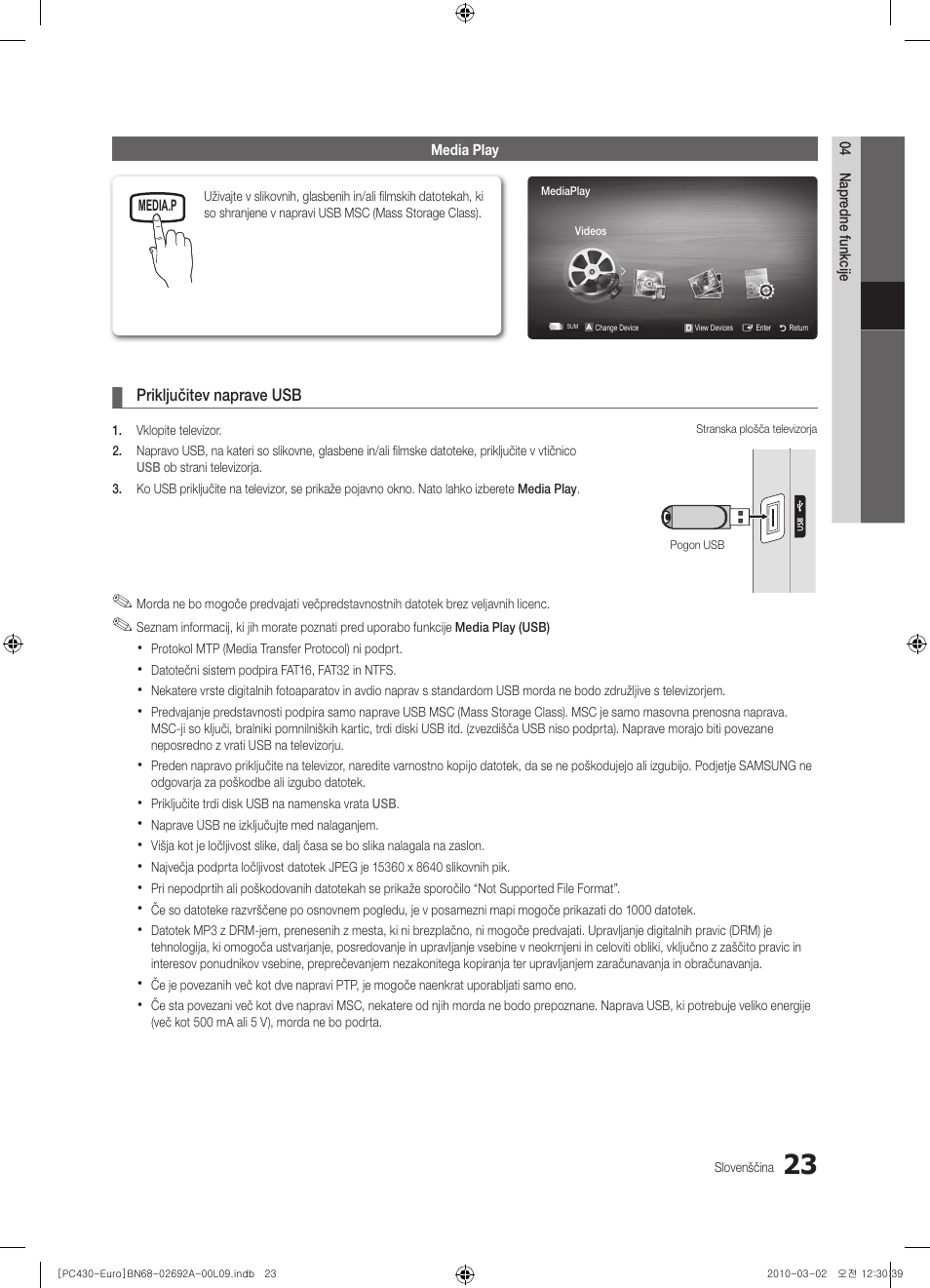 Samsung PS50C430A1W User Manual | Page 303 / 361