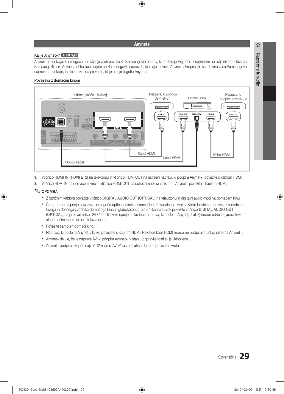 Samsung PS50C430A1W User Manual | Page 309 / 361