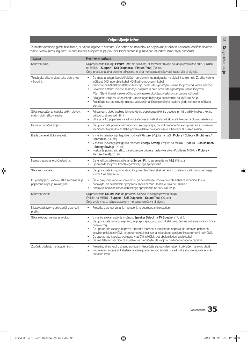 Samsung PS50C430A1W User Manual | Page 315 / 361