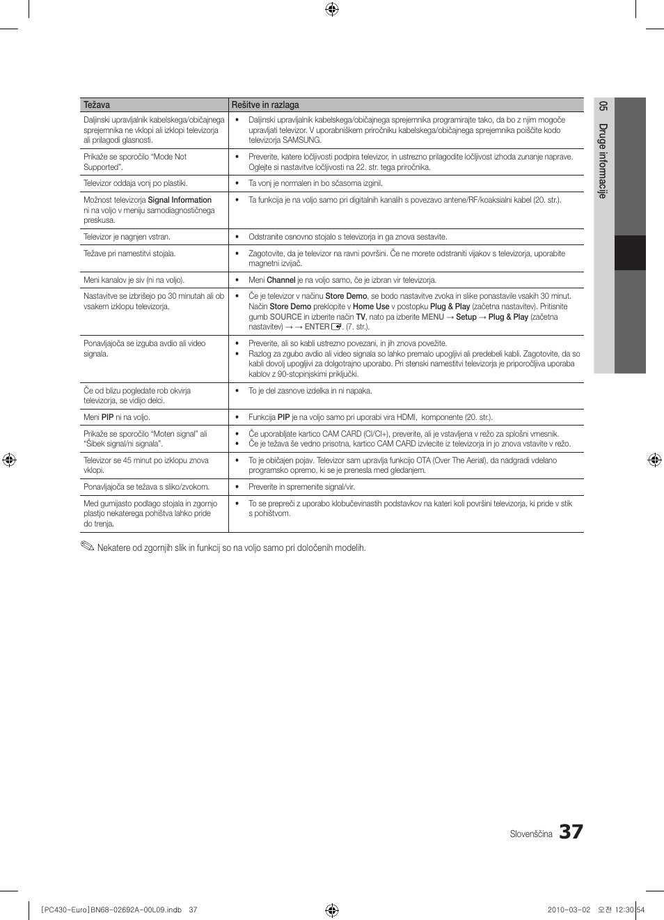 Samsung PS50C430A1W User Manual | Page 317 / 361