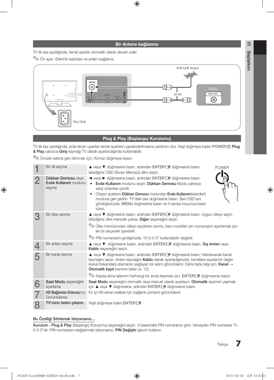 Samsung PS50C430A1W User Manual | Page 327 / 361