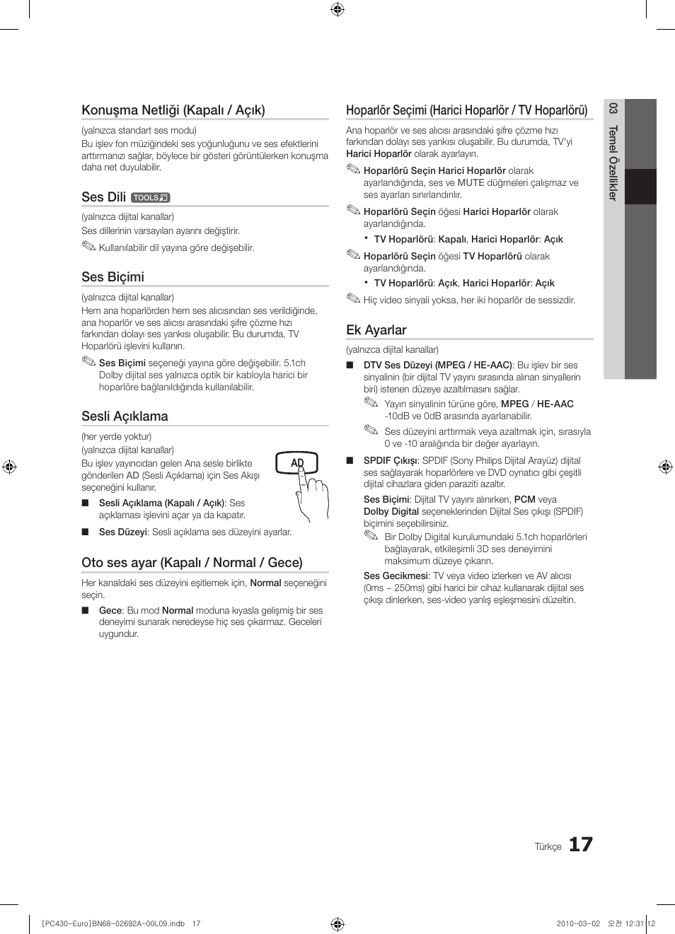 Samsung PS50C430A1W User Manual | Page 337 / 361