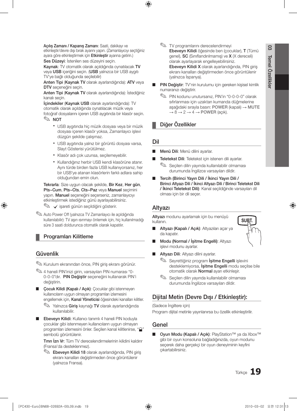 Samsung PS50C430A1W User Manual | Page 339 / 361