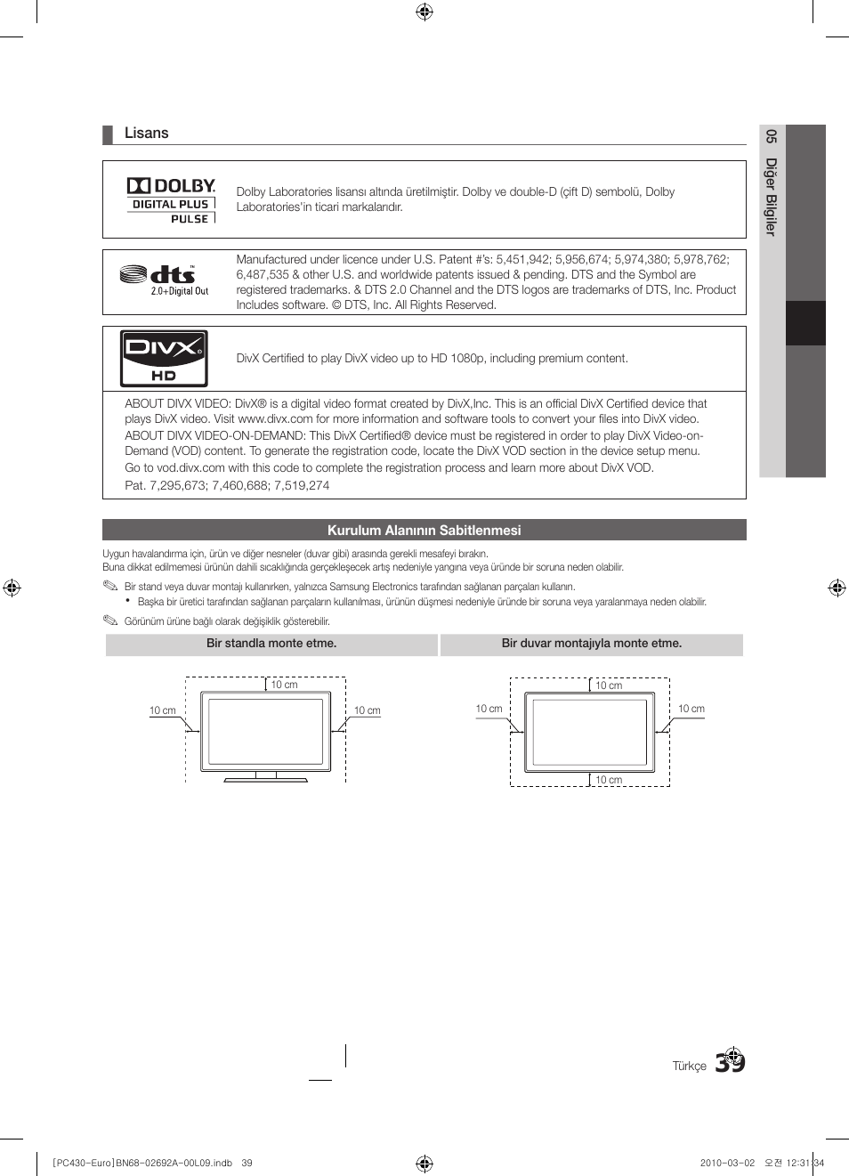 Mode, Eco solution, Advanced settings | Samsung PS50C430A1W User Manual | Page 359 / 361