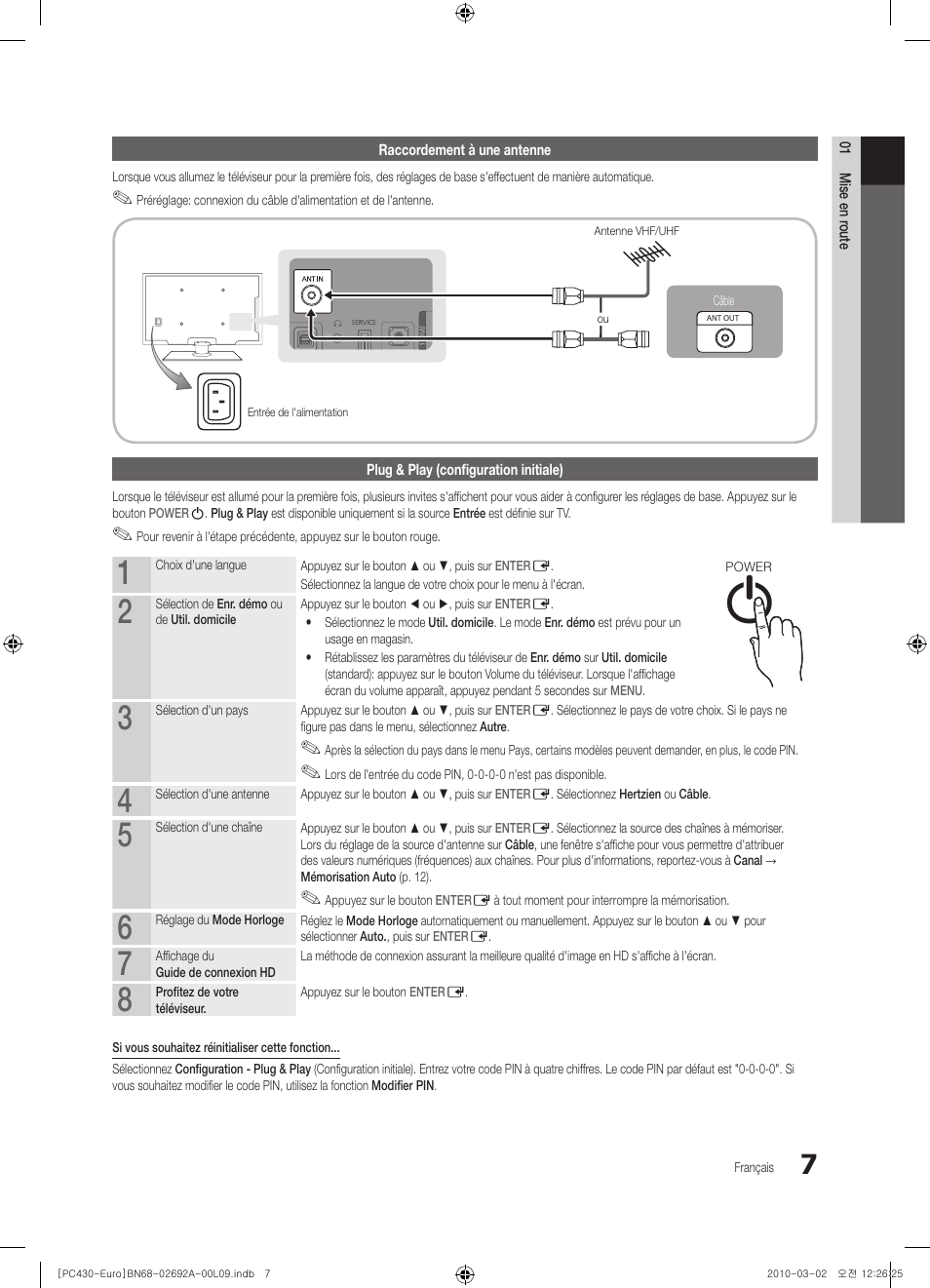 Samsung PS50C430A1W User Manual | Page 47 / 361