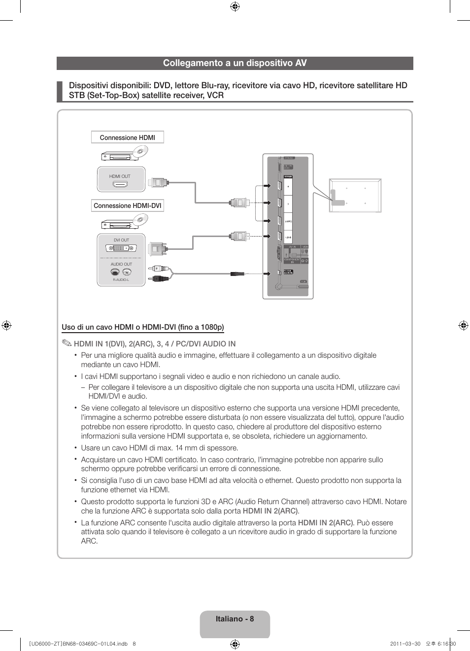 Samsung UE46D6000TP User Manual | Page 30 / 86