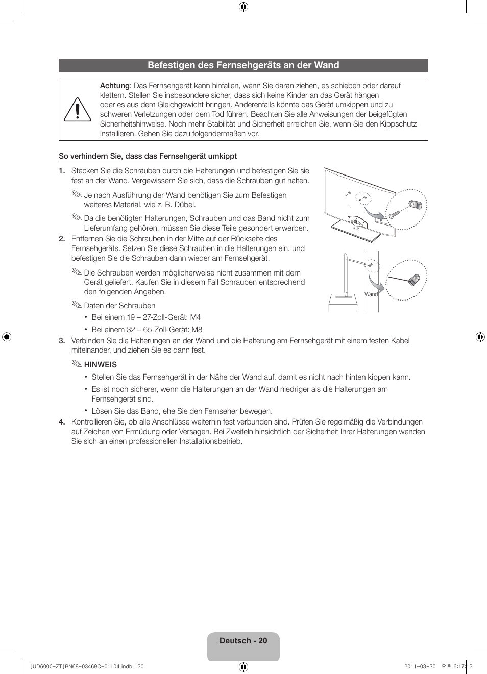 Samsung UE46D6000TP User Manual | Page 64 / 86