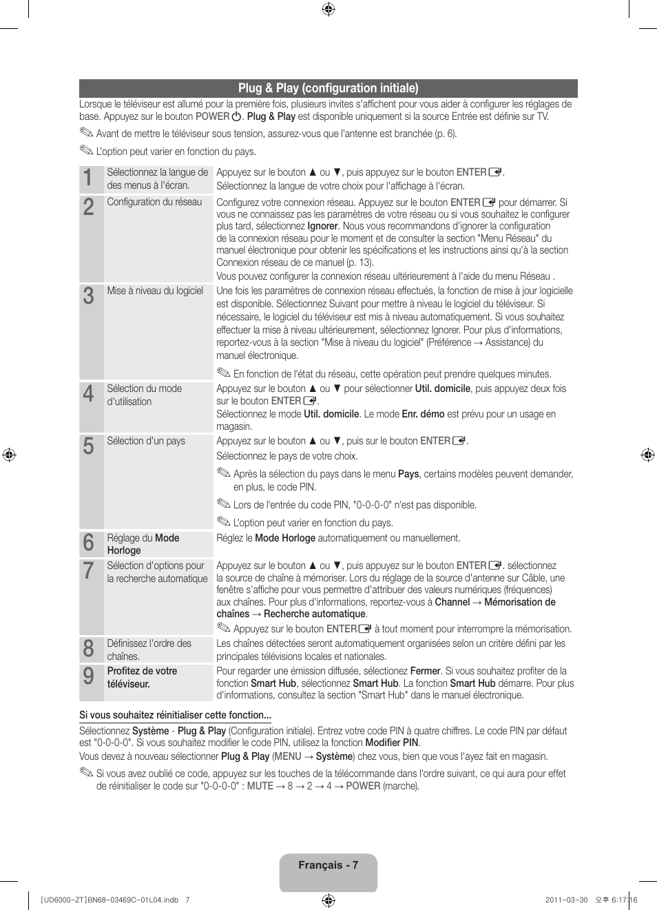 Samsung UE46D6000TP User Manual | Page 71 / 86