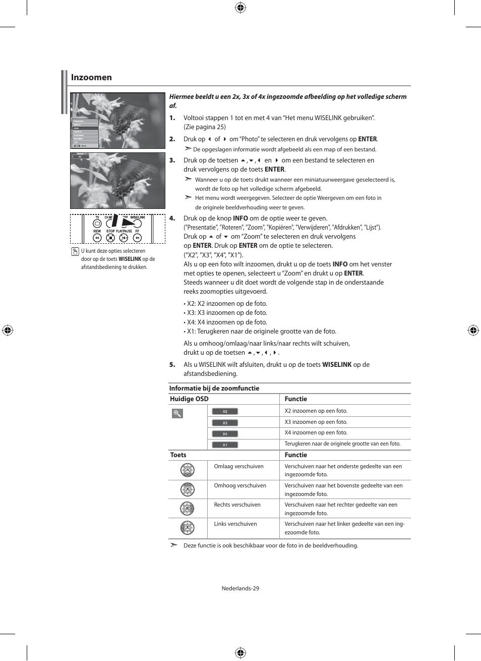 Inzoomen | Samsung LE46N71B User Manual | Page 163 / 313