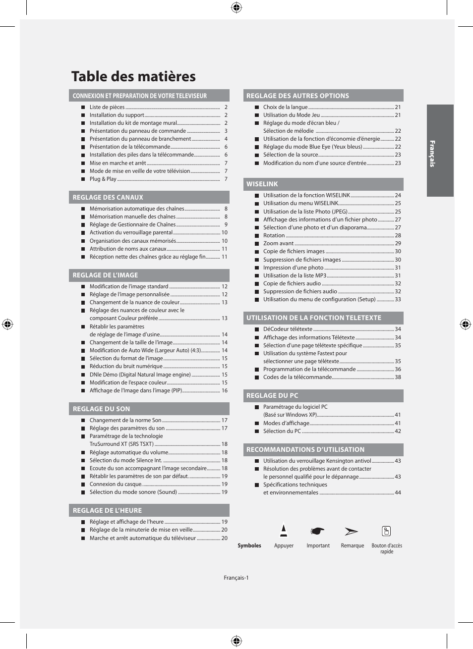 Samsung LE46N71B User Manual | Page 47 / 313