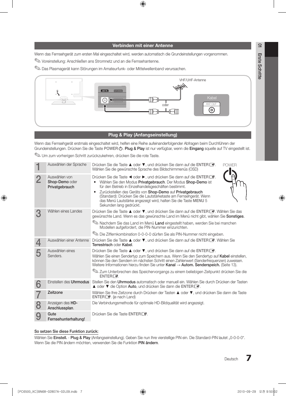 Samsung PS50C6500TW User Manual | Page 117 / 499