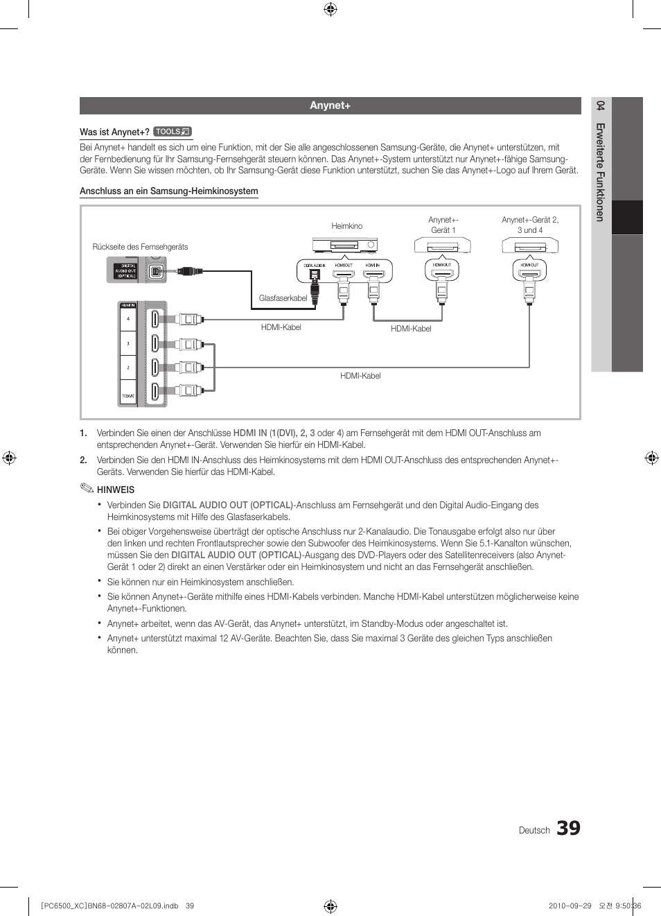 Samsung PS50C6500TW User Manual | Page 149 / 499