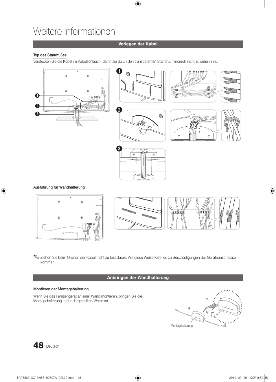 Weitere informationen | Samsung PS50C6500TW User Manual | Page 158 / 499