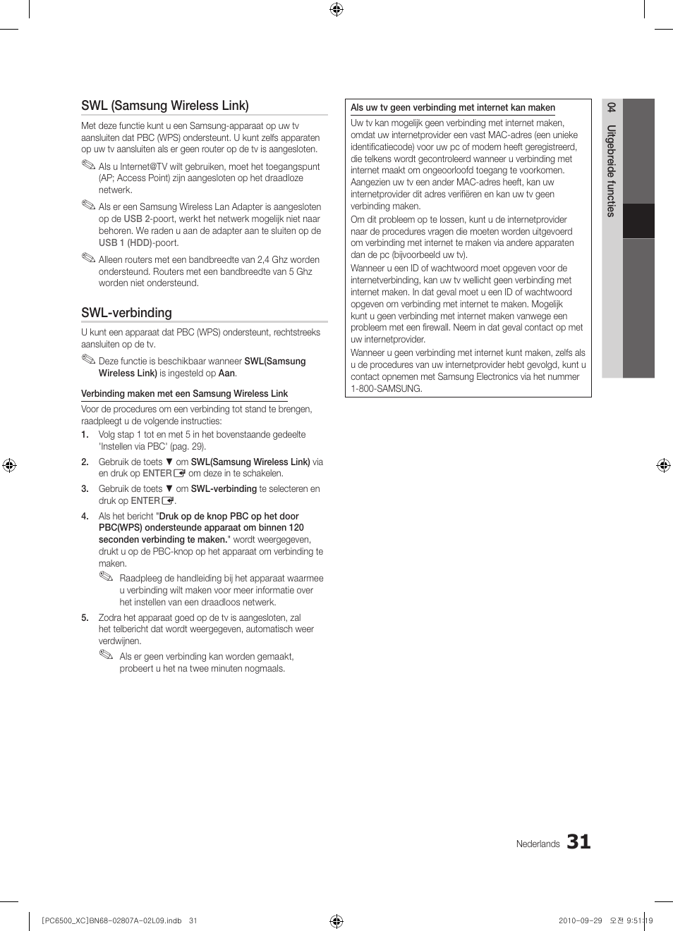 Samsung PS50C6500TW User Manual | Page 196 / 499