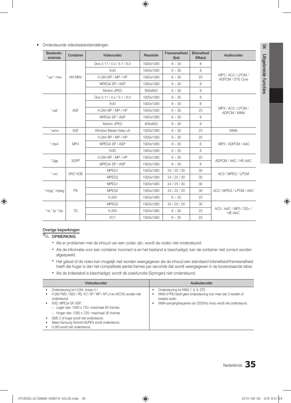 Samsung PS50C6500TW User Manual | Page 200 / 499