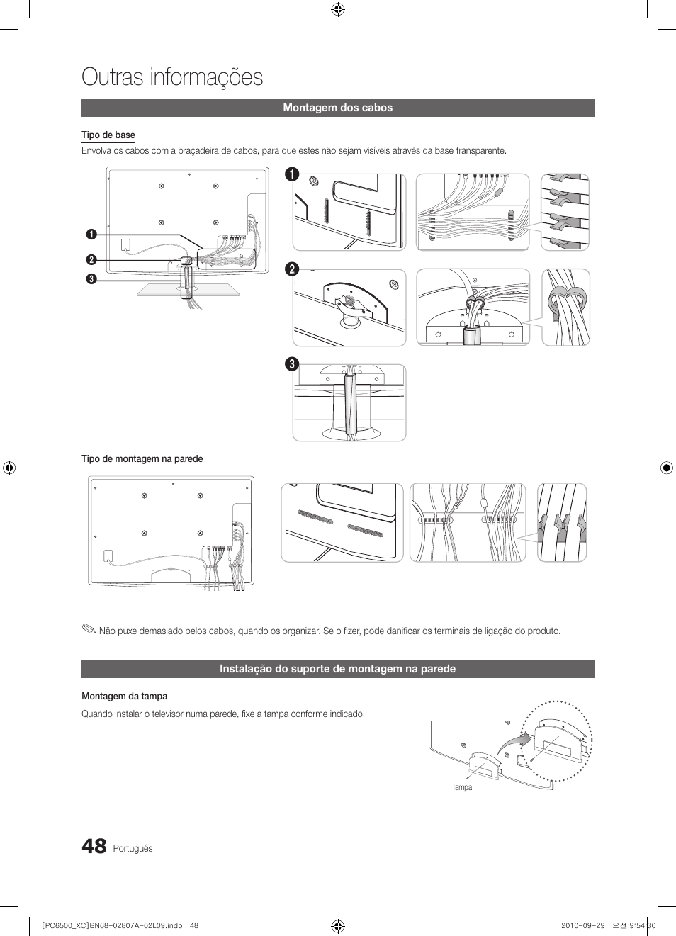 Outras informações | Samsung PS50C6500TW User Manual | Page 379 / 499