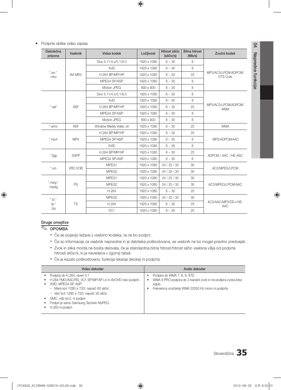 Samsung PS50C6500TW User Manual | Page 421 / 499