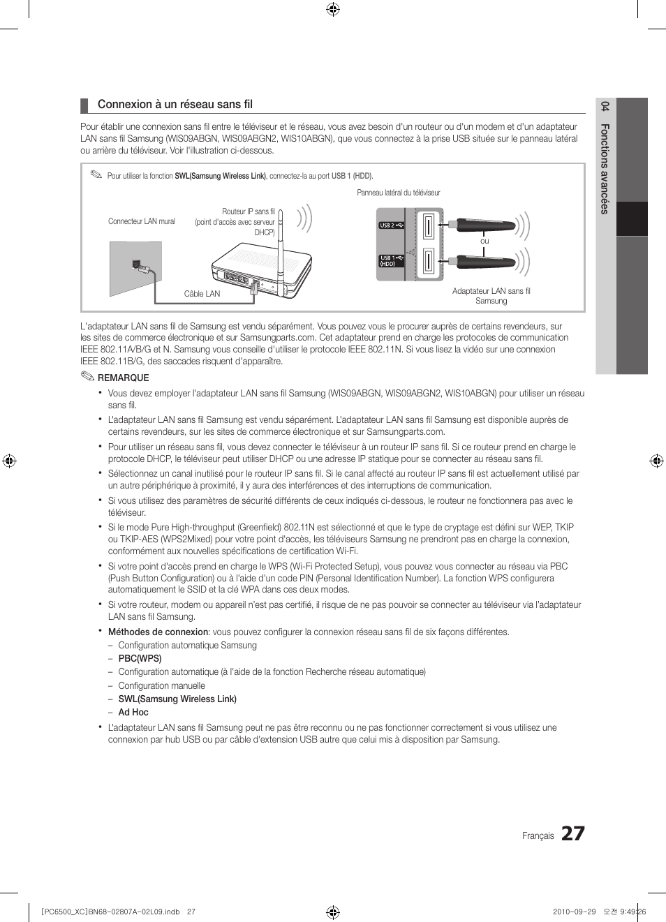 Samsung PS50C6500TW User Manual | Page 82 / 499