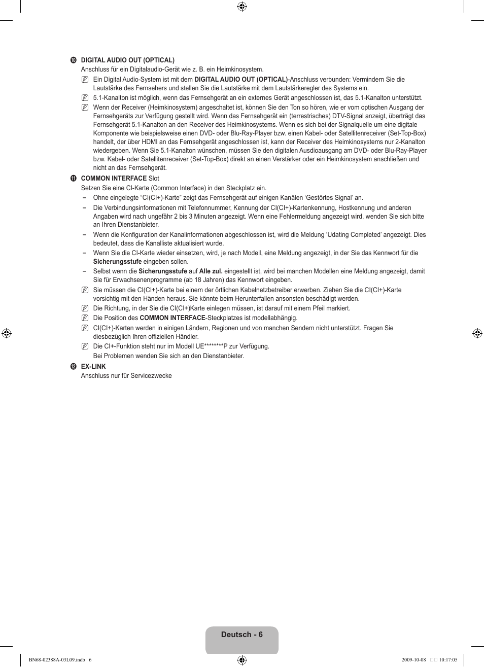 Samsung UE40B6000VP User Manual | Page 126 / 494