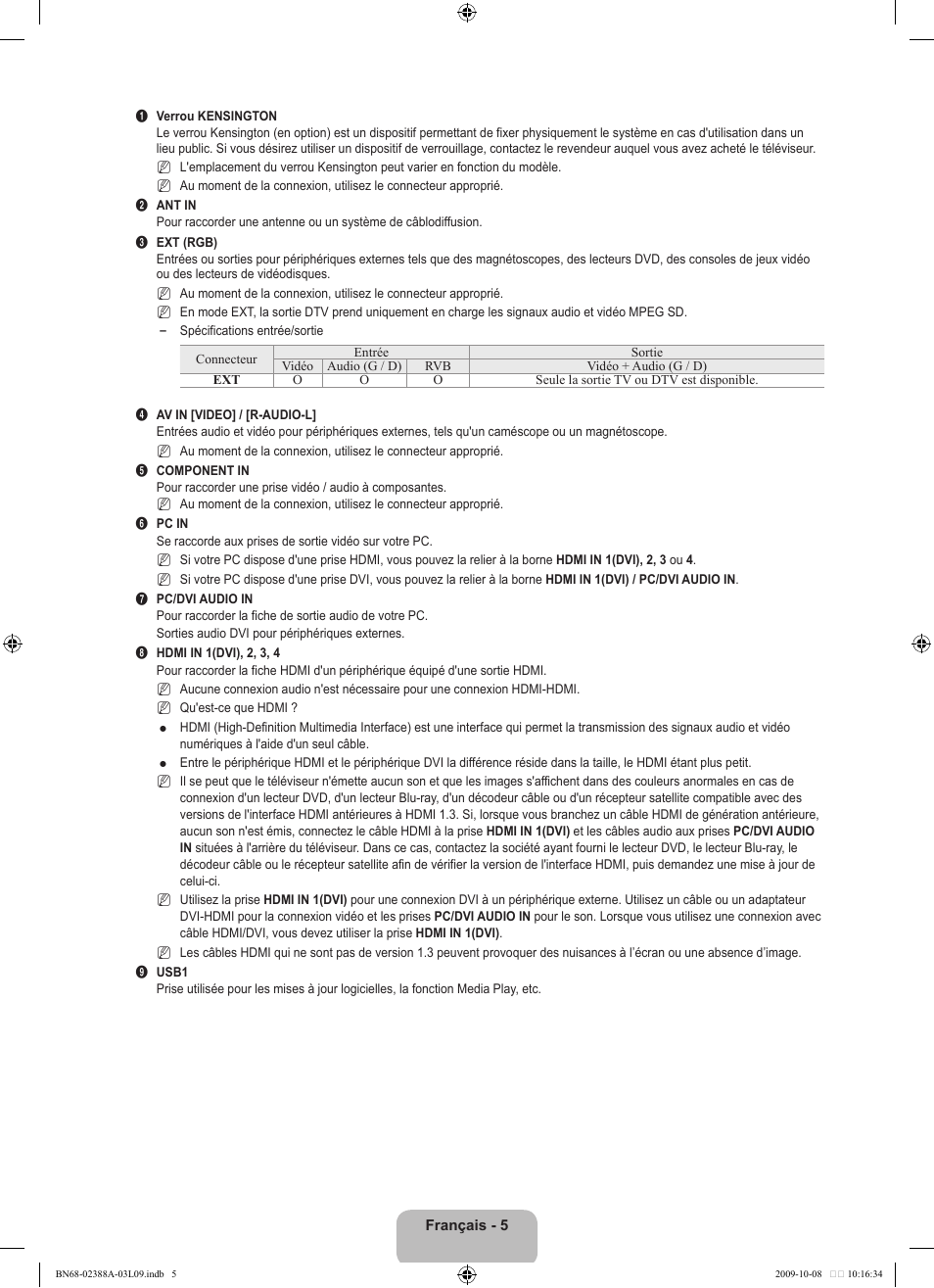 Samsung UE40B6000VP User Manual | Page 73 / 494