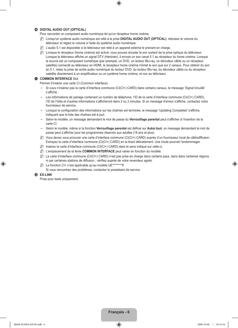 Samsung UE40B6000VP User Manual | Page 74 / 494