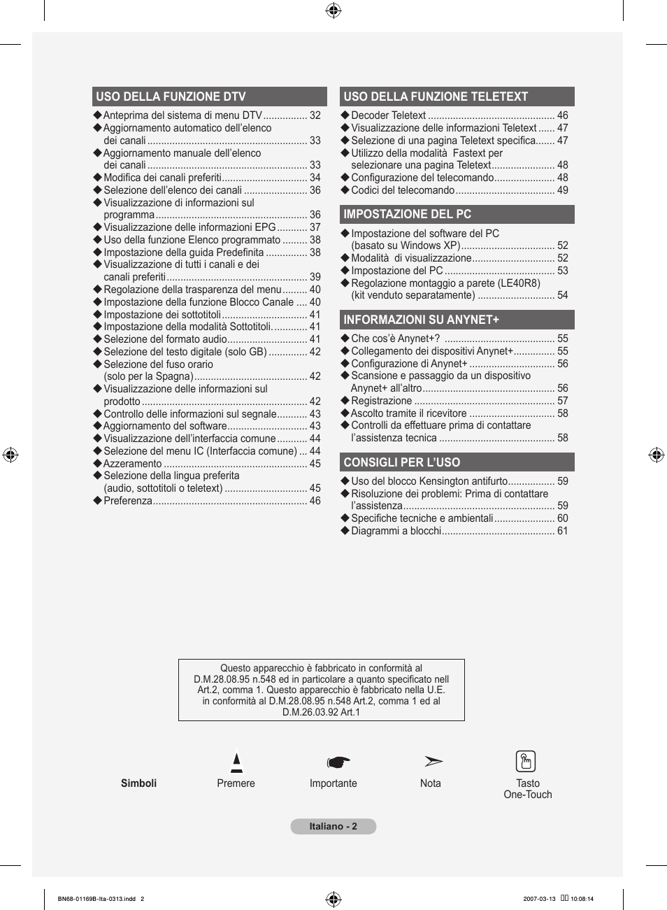 Samsung LE40R87BD User Manual | Page 252 / 498