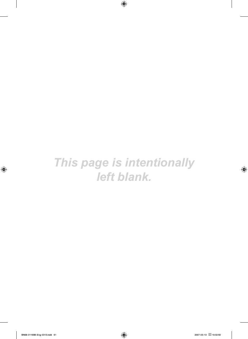This page is intentionally left blank | Samsung LE40R87BD User Manual | Page 63 / 498