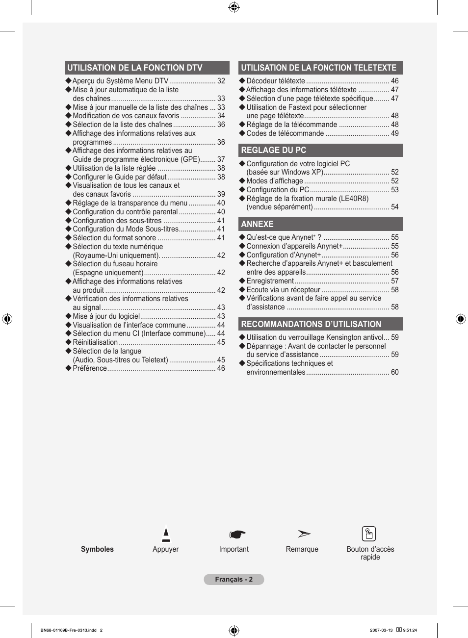 Samsung LE40R87BD User Manual | Page 66 / 498