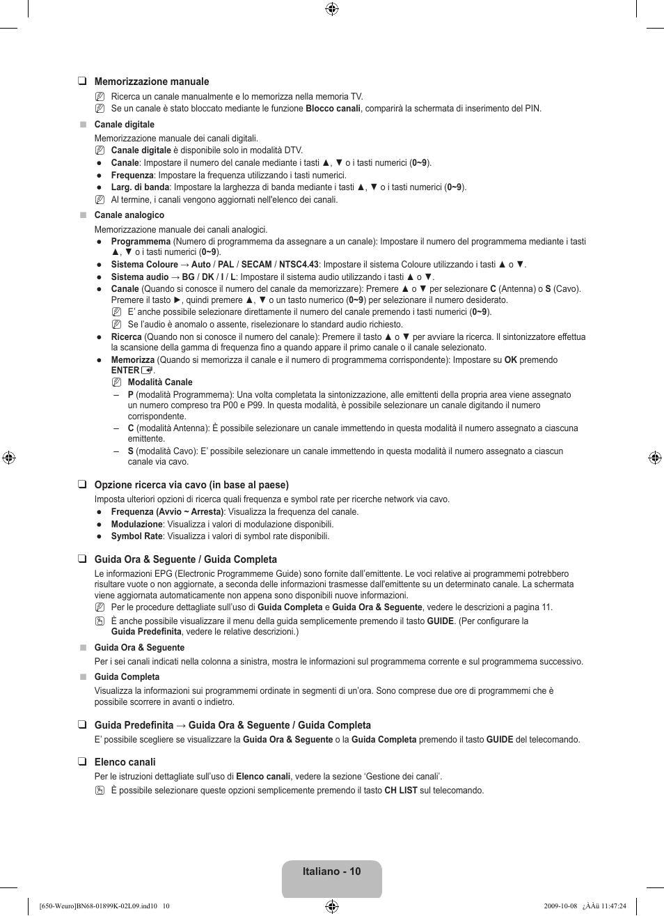 Samsung LE19B650T6W User Manual | Page 140 / 296