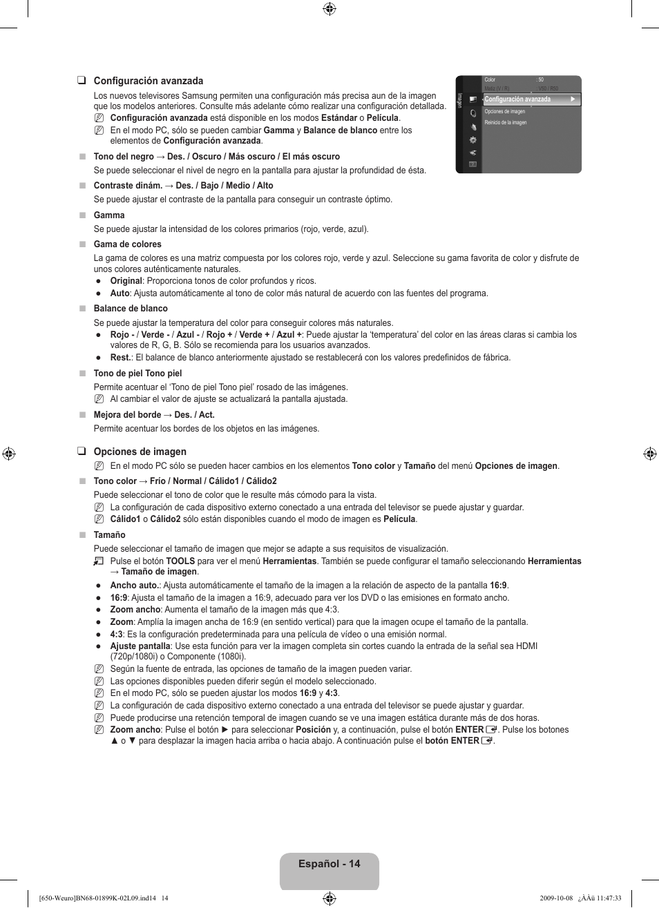 Samsung LE19B650T6W User Manual | Page 176 / 296