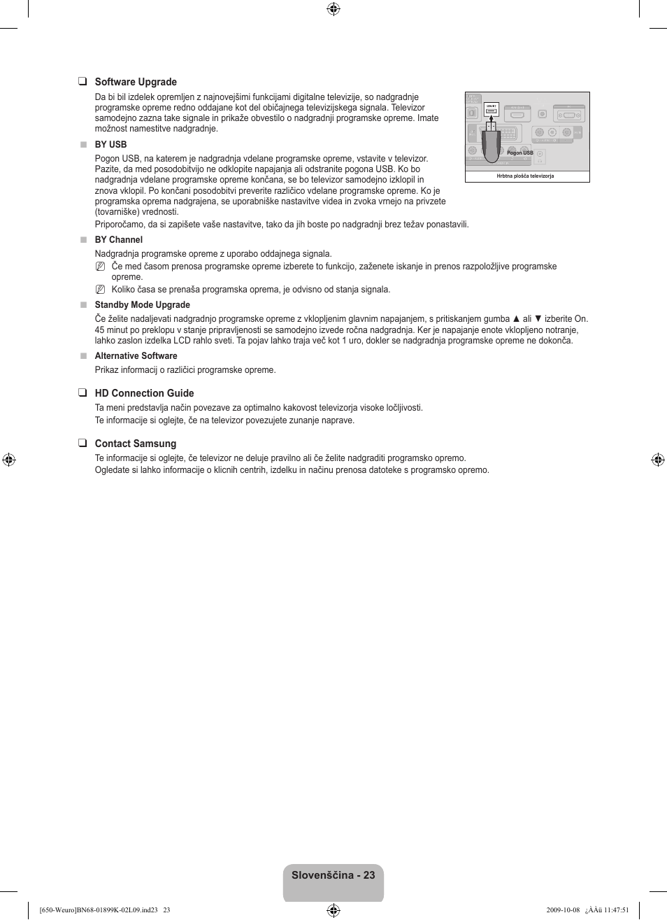 Samsung LE19B650T6W User Manual | Page 249 / 296