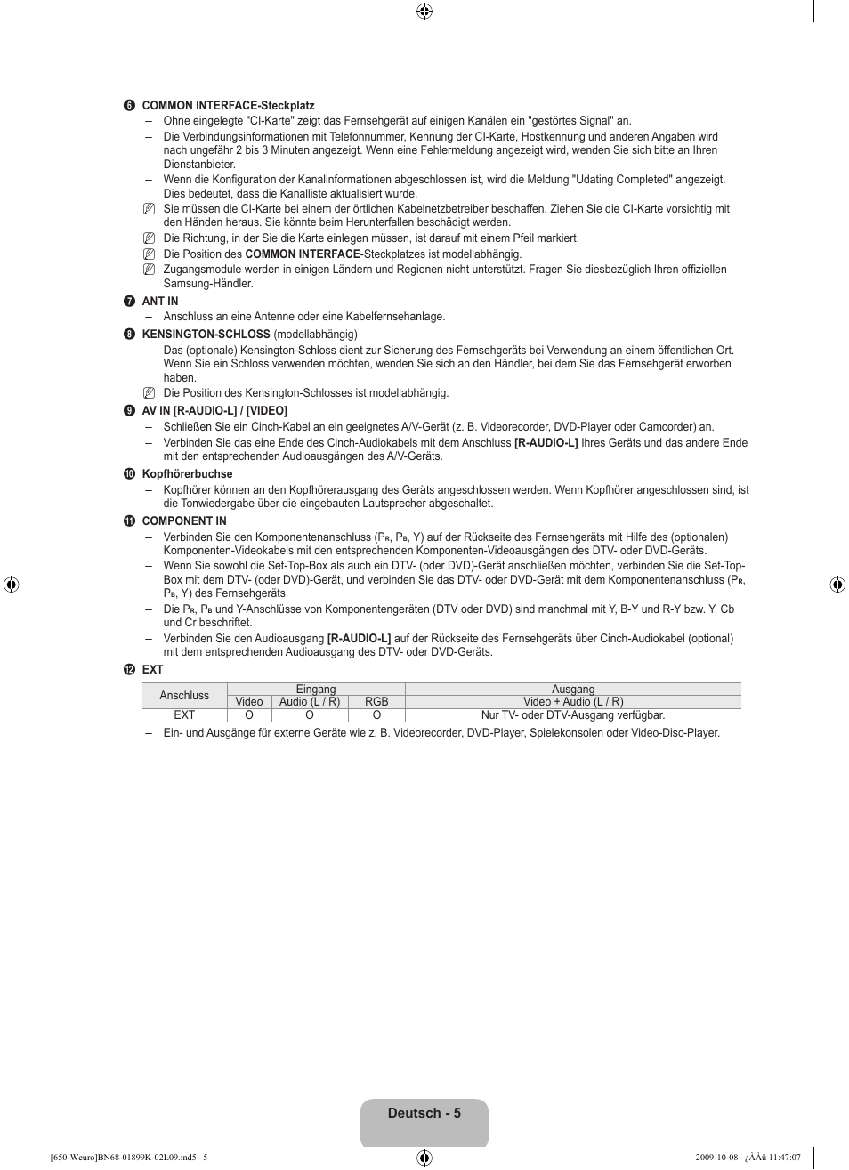Samsung LE19B650T6W User Manual | Page 71 / 296