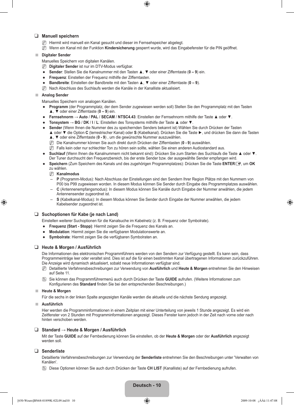 Samsung LE19B650T6W User Manual | Page 76 / 296