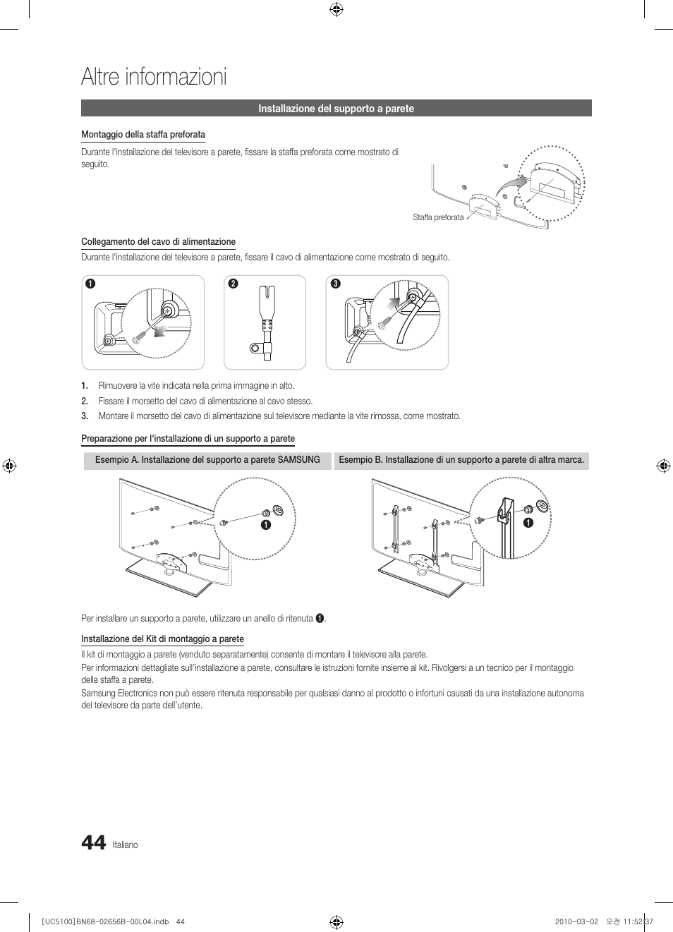 Altre informazioni | Samsung UE40C5100QW User Manual | Page 194 / 203