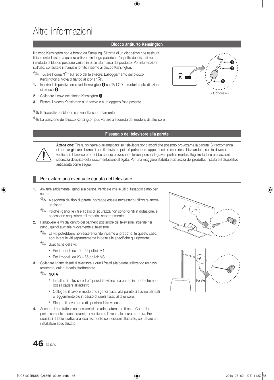 Altre informazioni | Samsung UE40C5100QW User Manual | Page 196 / 203