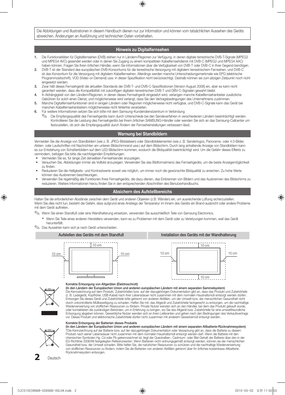 Samsung UE40C5100QW User Manual | Page 52 / 203