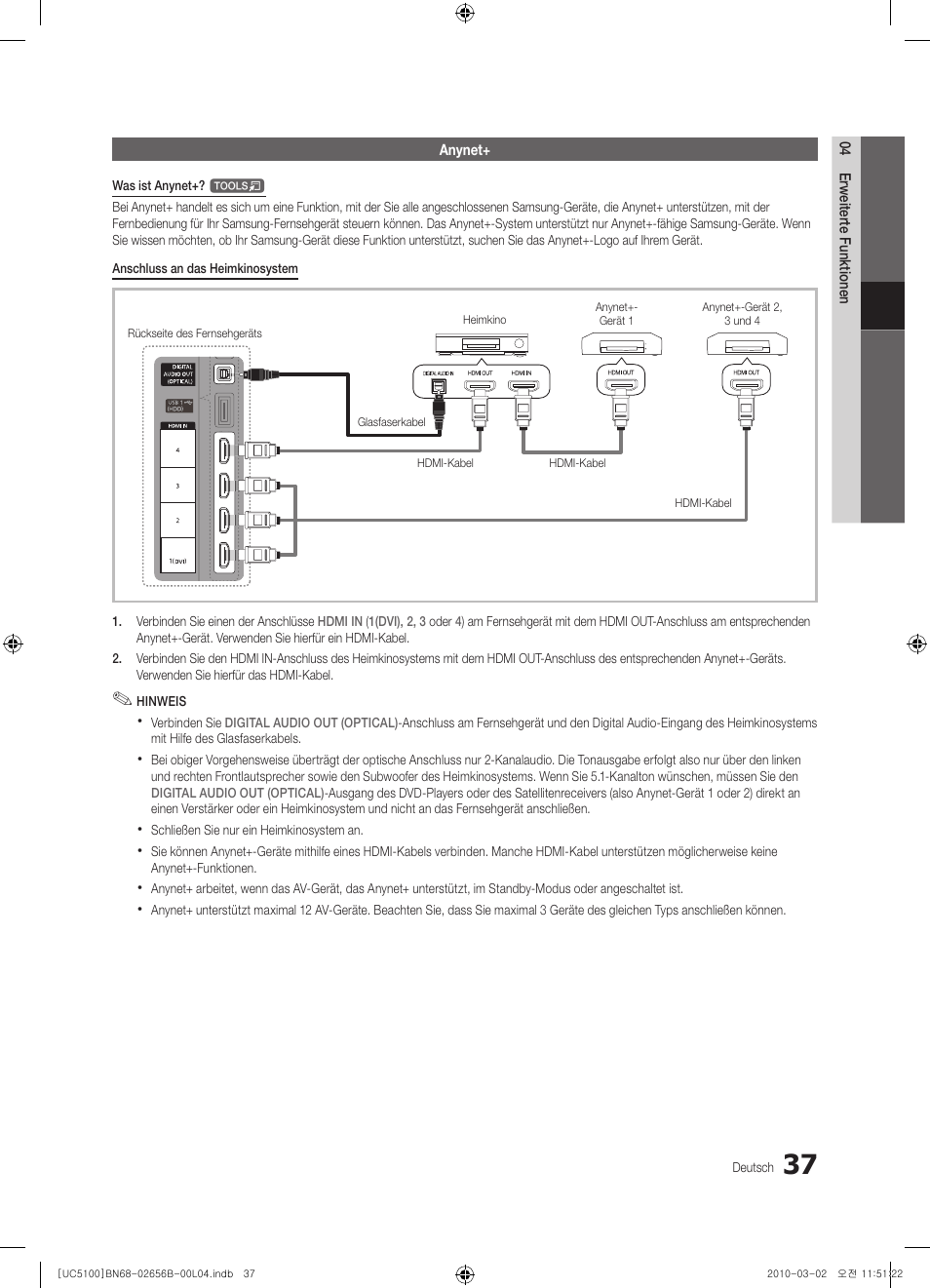 Samsung UE40C5100QW User Manual | Page 87 / 203