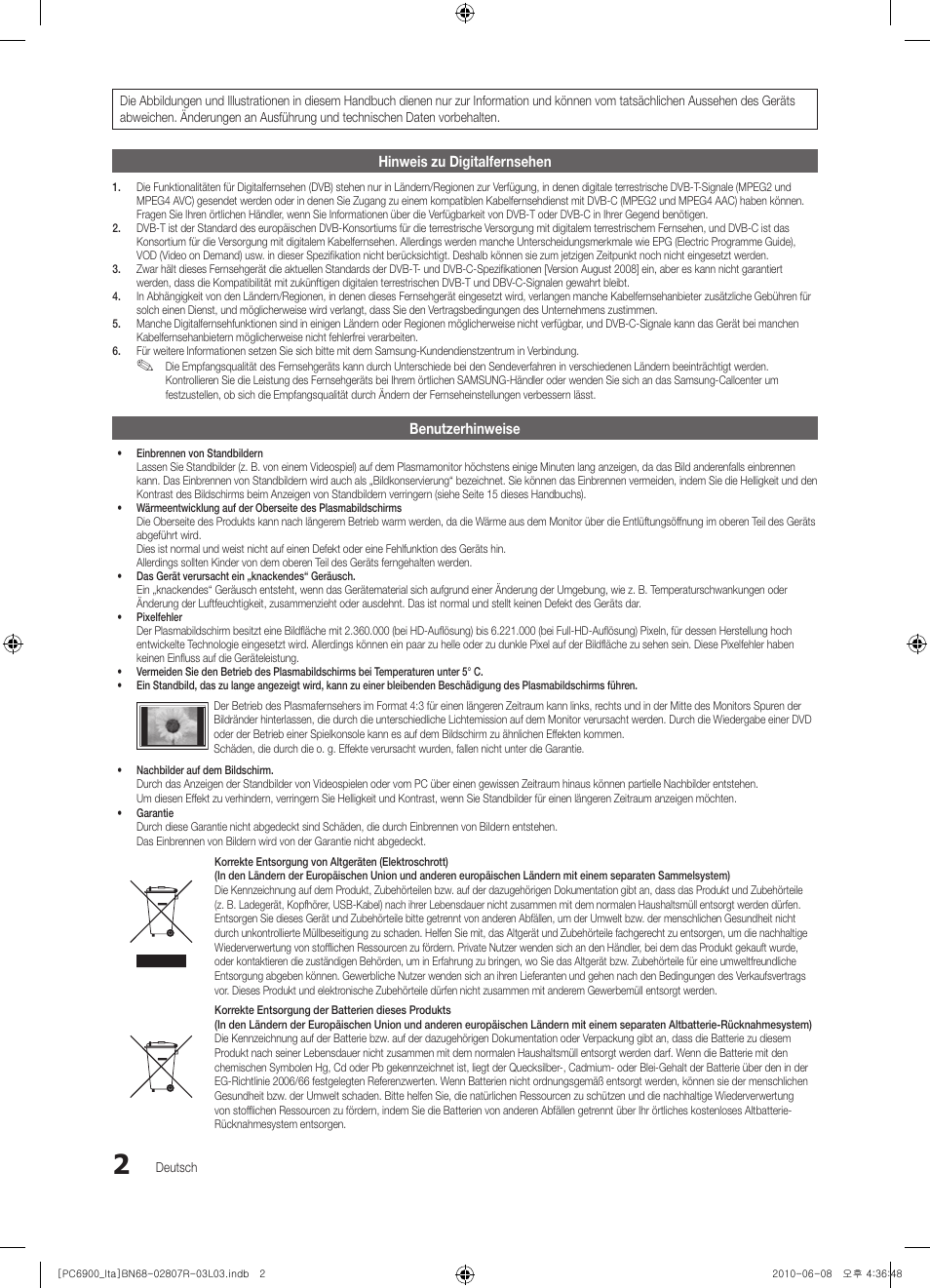 Samsung PS50C6900YP User Manual | Page 128 / 190