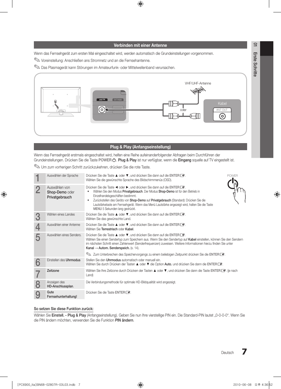 Samsung PS50C6900YP User Manual | Page 133 / 190