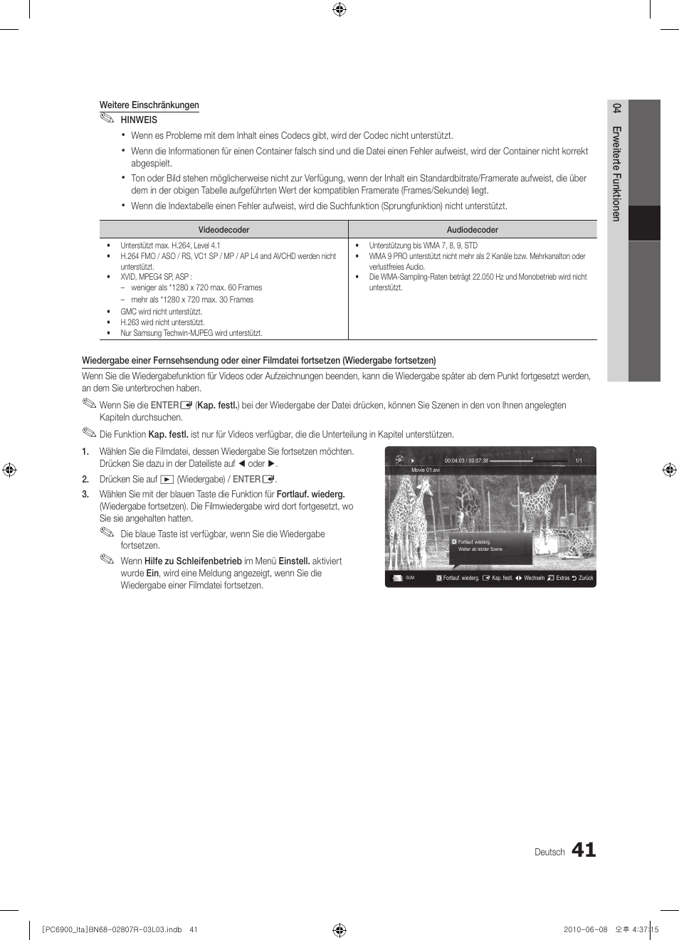 Samsung PS50C6900YP User Manual | Page 167 / 190