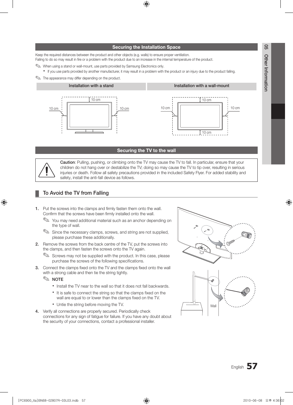 Samsung PS50C6900YP User Manual | Page 57 / 190