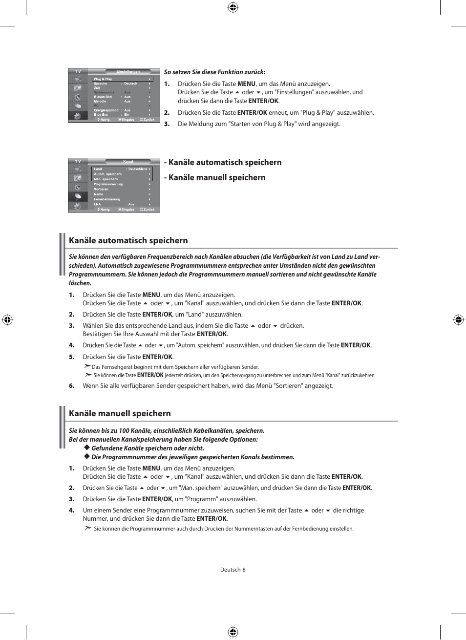 Samsung LE40M91B User Manual | Page 100 / 320