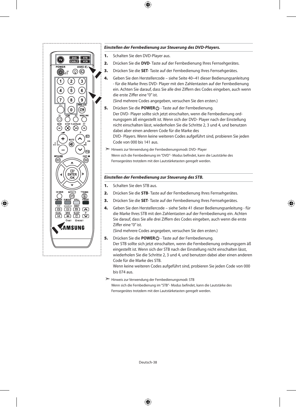 Samsung LE40M91B User Manual | Page 130 / 320