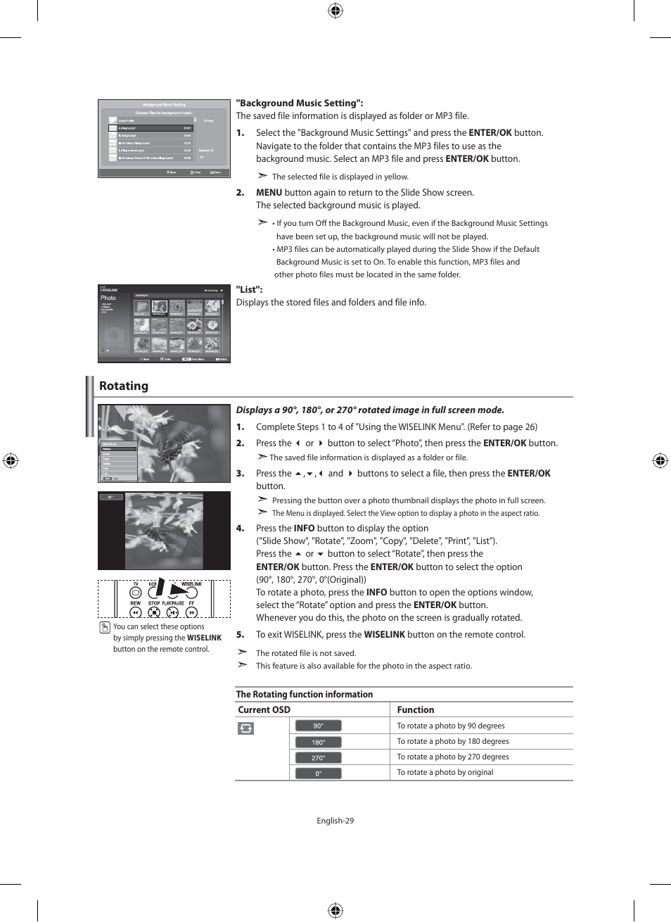 Rotating | Samsung LE40M91B User Manual | Page 31 / 320
