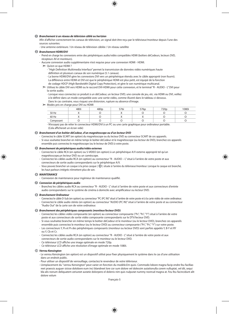 Samsung LE40M91B User Manual | Page 52 / 320