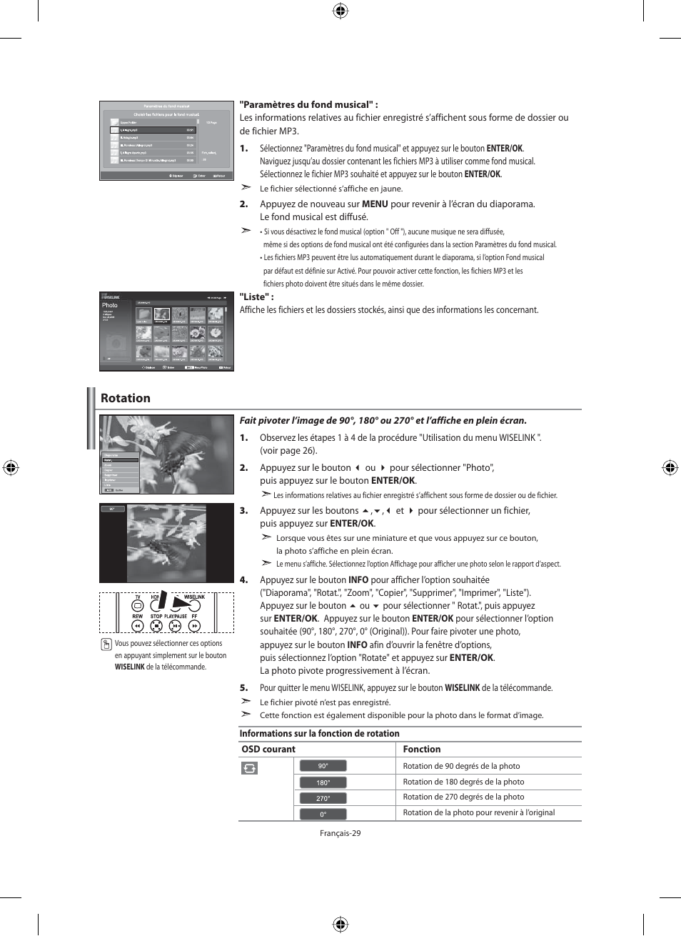 Rotation | Samsung LE40M91B User Manual | Page 76 / 320