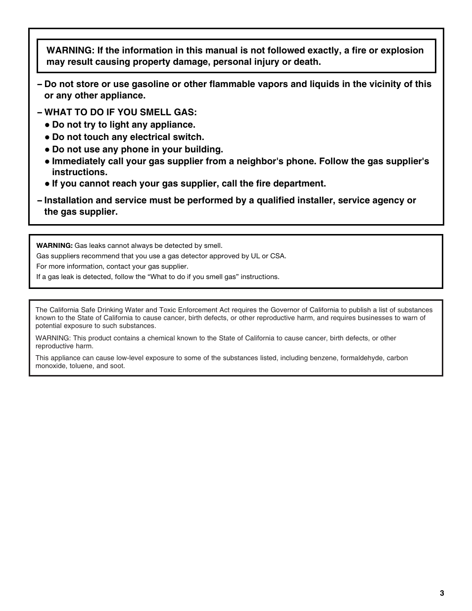 Amana AGR4422VDW User Manual | Page 3 / 32