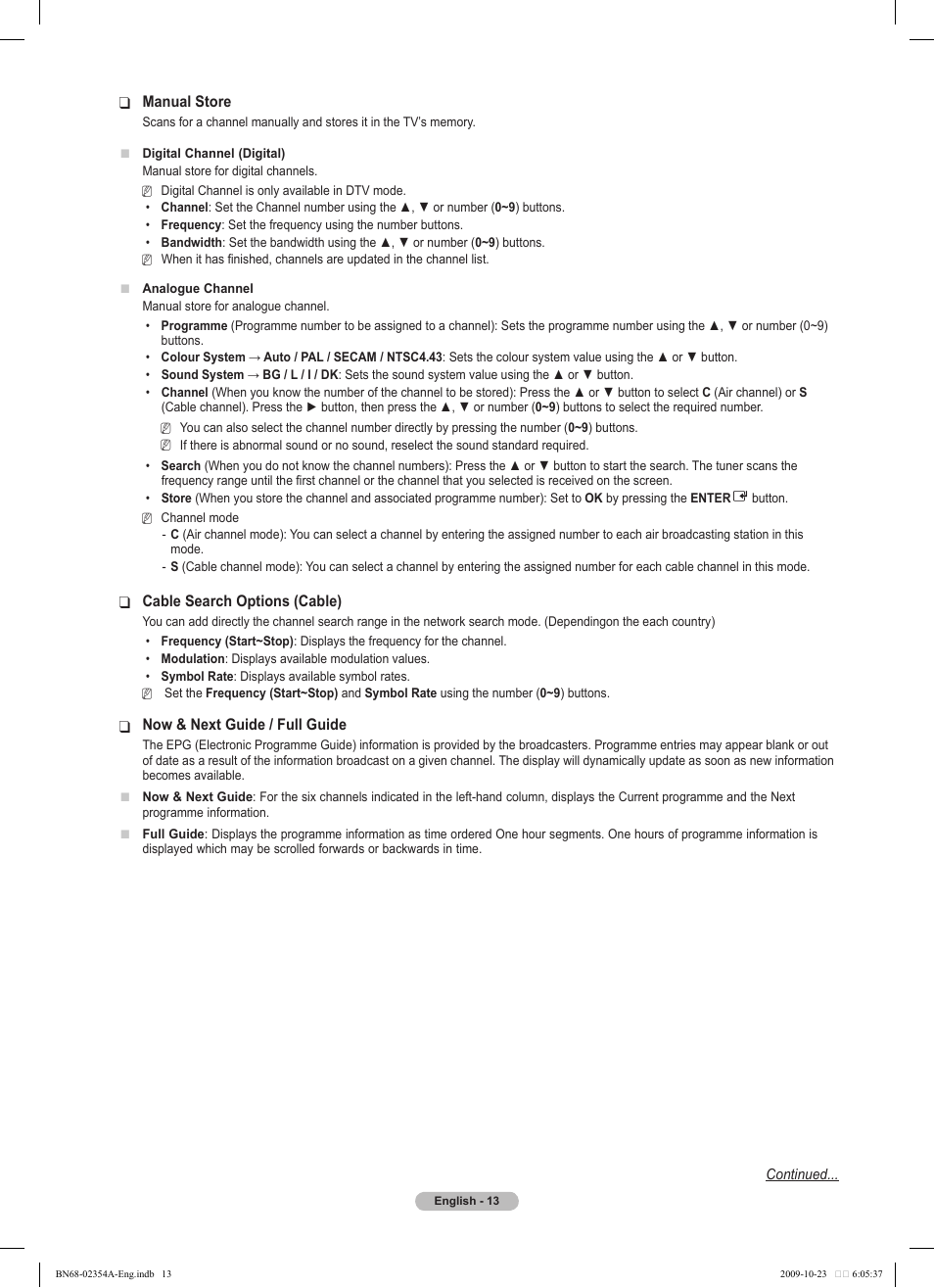Samsung PS50B450B1W User Manual | Page 13 / 357